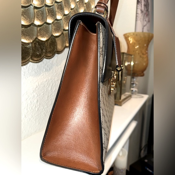 Gucci Black and Brown Satchel - Picture 9 of 16